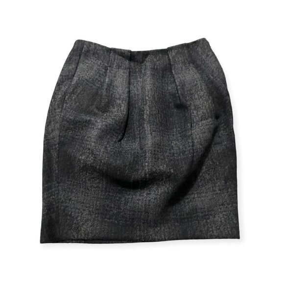 Prada FW2009 Gray Plaid Wool Pencil Skirt IT 46 Made in Italy - Picture 4 of 10